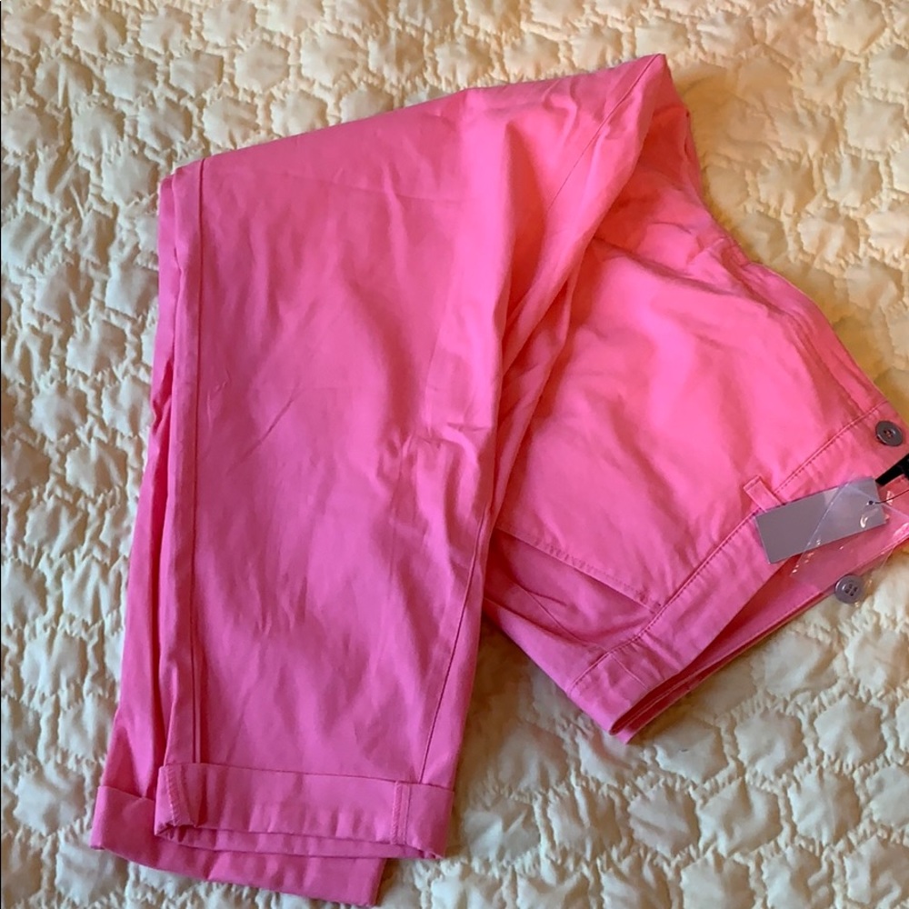 Lane Bryant Pink Cropped Pant sz 26